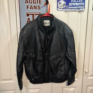 Vintage City Streets Men’s Leather Jacket